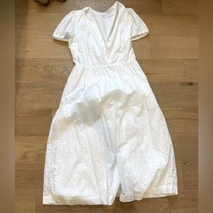 J.Crew white eyelet dress. Women’s 8